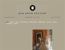Tablet Screenshot of benowenpottery.com